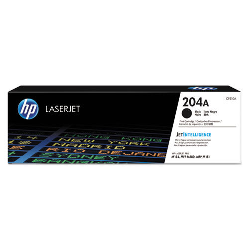 HP 204A, (CF510A) Black Original LaserJet Toner Cartridge