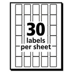 Removable Multi-Use Labels, Handwrite Only, 0.63 x 0.88, White, 30/Sheet, 35 Sheets/Pack, (5424)