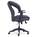 Cosset Ergonomic Task Chair, Supports Up to 275 lb, 19.5" to 22.5" Seat Height, Gray Seat/Back, Black Base