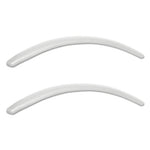 Neratoli Series Replacement Arm Pads for Alera Neratoli Series Chairs, Faux Leather, 1.77 x 15.15 x 0.59, White, 2/Set