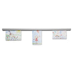 Grip-A-Strip Display Rail, 48 x 1.5, Aluminum Finish