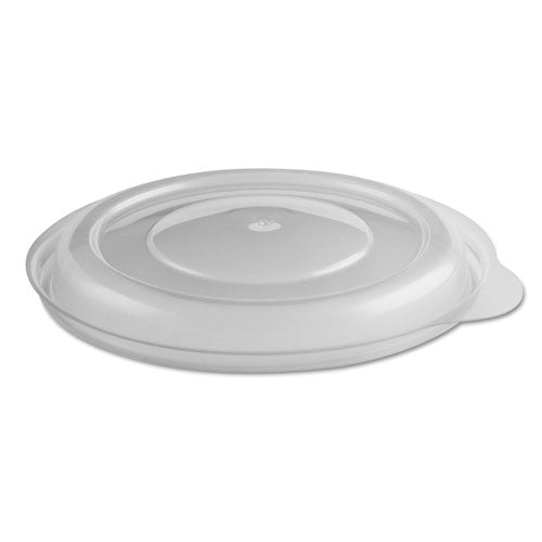 MicroRaves Incredi-Bowl Lid, For 10 oz Bowl, 4.5" Diameter x 0.39"h, Clear, Plastic, 500/Carton