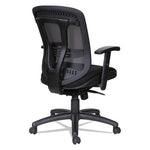 Alera Eon Series Multifunction Mid-Back Cushioned Mesh Chair, Supports Up to 275 lb, 18.11" to 21.37" Seat Height, Black