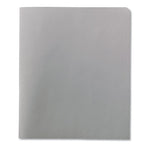 Two-Pocket Folder, Textured Paper, 100-Sheet Capacity, 11 x 8.5, White, 25/Box