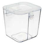 Stackable Caddy Organizer, Small, Plastic, 4.33 x 4 x 4.38, White