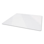 Premium Glass All Day Use Chair Mat - All Floor Types, 36 x 46, Rectangular, Clear