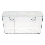 Stackable Caddy Organizer, Medium, Plastic, 8.8 x 4 x 4.38, White