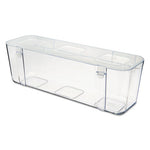 Stackable Caddy Organizer, Large, Plastic, 13.24 x 4 x 4.38, White