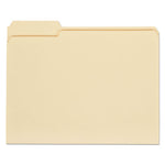 Top Tab File Folders, 1/3-Cut Tabs: Assorted, Letter Size, 0.75" Expansion, Manila, 100/Box