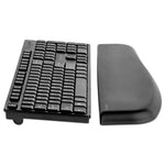 ErgoSoft Wrist Rest for Standard Keyboards, 22.7 x 5.1, Black