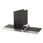 Economy Non-View Round Ring Binder, 3 Rings, 3" Capacity, 11 x 8.5, Black