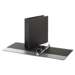 Economy Non-View Round Ring Binder, 3 Rings, 2" Capacity, 11 x 8.5, Black