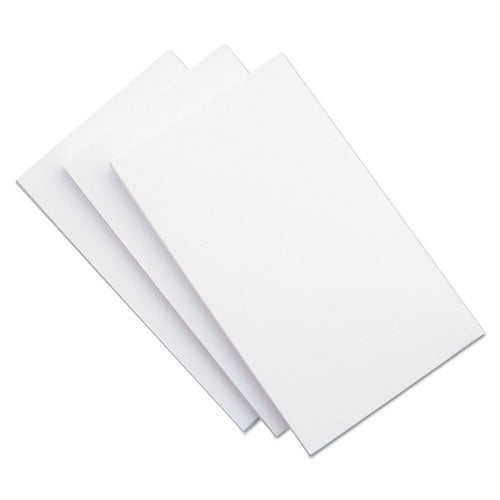 Unruled Index Cards, 5 x 8, White, 500/Pack