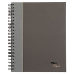 Royale Wirebound Business Notebooks, 1-Subject, Medium/College Rule, Black/Gray Cover, (96) 8.25 x 5.88 Sheets