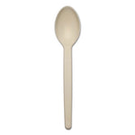 Corn Starch Cutlery, Spoon, White, 100/Pack