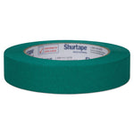 Color Masking Tape, 3" Core, 0.94" x 60 yds, Green