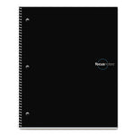 FocusNotes Notebook, 1-Subject, Lecture/Cornell Rule, Blue Cover, (100) 11 x 9 Sheets