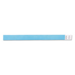 Security Wristbands, Sequentially Numbered, 10" x 0.75", Blue, 100/Pack