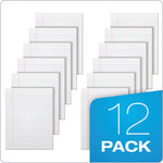 "The Legal Pad" Glue Top Pads, Wide/Legal Rule, 50 White 8.5 x 11 Sheets, 12/Pack