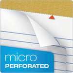"The Legal Pad" Plus Ruled Perforated Pads with 40 pt. Back, Narrow Rule, 50 White 5 x 8 Sheets, Dozen