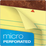 "The Legal Pad" Ruled Perforated Pads, Wide/Legal Rule, 50 Canary-Yellow 8.5 x 11 Sheets, 3/Pack