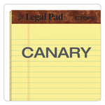 "The Legal Pad" Ruled Perforated Pads, Narrow Rule, 50 Canary-Yellow 5 x 8 Sheets, Dozen