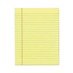 "The Legal Pad" Glue Top Pads, Wide/Legal Rule, 50 Canary-Yellow 8.5 x 11 Sheets, 12/Pack