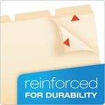 Ready-Tab Reinforced File Folders, 1/3-Cut Tabs: Assorted, Letter Size, Manila, 50/Pack