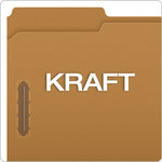 Kraft Fastener Folders, 1/3-Cut Tabs, 2 Fasteners, Letter Size, Kraft Exterior, 50/Box