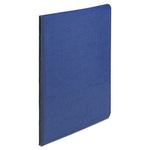 Pressboard Report Cover with Tyvek Reinforced Hinge, Two-Piece Prong Fastener, 3" Capacity, 8.5 x 11, Dark Blue/Dark Blue