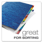 Expanding Desk File, 31 Dividers, Date Index, Letter Size, Blue Cover