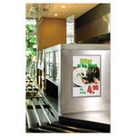 DURAFRAME Sign Holder, 11 x 17, Black Frame, 2/Pack