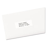 Copier Mailing Labels, Copiers, 1 x 2.81, White, 33/Sheet, 500 Sheets/Box