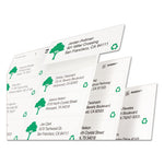 EcoFriendly Mailing Labels, Inkjet/Laser Printers, 1 x 2.63, White, 30/Sheet, 100 Sheets/Pack