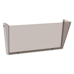 Unbreakable DocuPocket Wall File, Letter Size, 14.5" x 3" x 6.5", Smoke