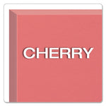 Unruled Index Cards, 3 x 5, Cherry, 100/Pack