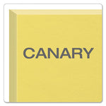 Unruled Index Cards, 4 x 6, Canary, 100/Pack