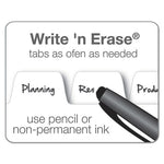 Write 'n Erase Tabloid Index Dividers, 8-Tab, 11 x 17, White, 1 Set