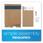 COLUMBIA Recycled Binding Cases, 2 Rings, 3.13" Capacity, 11 x 8.5, Kraft