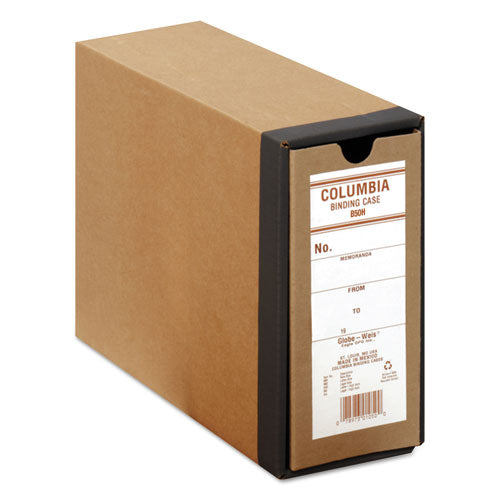 COLUMBIA Recycled Binding Cases, 2 Rings, 3.13" Capacity, 11 x 8.5, Kraft