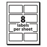 Vibrant Laser Color-Print Labels w/ Sure Feed, 2 x 3.75, White, 200/PK