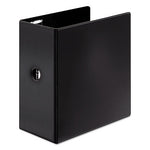 Premier Easy Open Locking Slant-D Ring Binders, 3 Rings, 5" Capacity, 11 x 8.5, Black