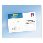 Printable Postcards, Laser, 80 lb, 4 x 6, Uncoated White, 80 Cards, 2 Cards/Sheet, 40 Sheets/Box