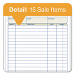 Sales Order Book, Two-Part Carbonless, 7.94 x 5.56, 50 Forms Total