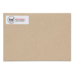 Glossy White Easy Peel Mailing Labels w/ Sure Feed Technology, Laser Printers, 0.66 x 1.75, White, 60/Sheet, 25 Sheets/Pack