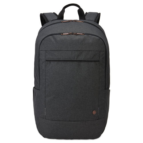 Era Laptop Backpack, Fits Devices Up to 15.6", Polyester, 9.1 x 11 x 16.9, Gray