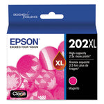 T202XL320-S (202XL) Claria High-Yield Ink, 470 Page-Yield, Magenta