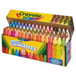 Ultimate Sidewalk Chalk, 4" x 0.5" Diameter, 60 Assorted Colors, 64/Set