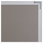 Dry Erase Board, 36 x 24, Melamine White Surface, Silver Aluminum Frame