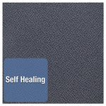 Prestige Plus Magnetic Fabric Bulletin Boards, 48 x 36, Gray Surface, Mahogany Fiberboard/Plastic Frame